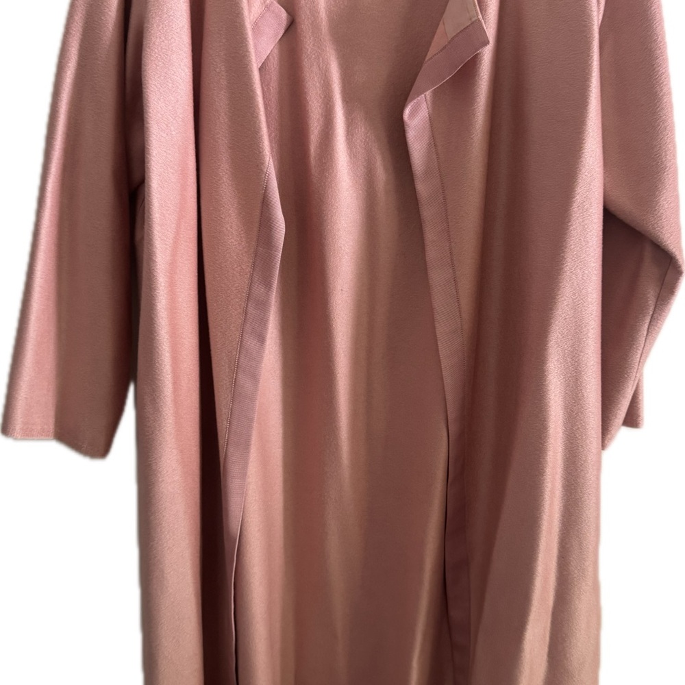Harwood SF- designer-dusty Rose, elegant 100%Cashmere-Women’s Duster Open Coat